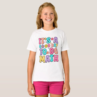 Camiseta Buenos días para hacer matemáticas