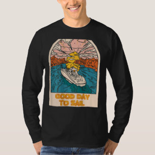 Camiseta Buenos Días Para Navegar En Estética De Moda