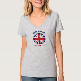 Camiseta Buenos días Reino Unido - Union Jack & London Phon