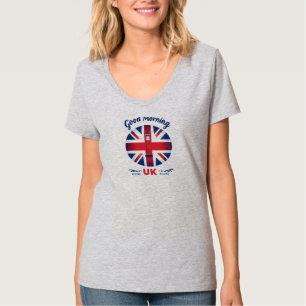 Camiseta Buenos días Reino Unido - Union Jack & London Phon