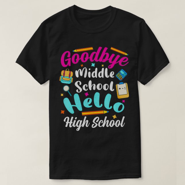 Camiseta Buenos días secundaria 89º año de secundaria (Diseño del anverso)