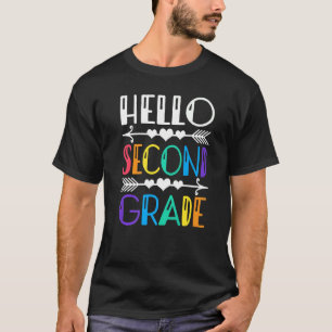 Camiseta Buenos días Segundo Grado De Vuelta A La Escuela P