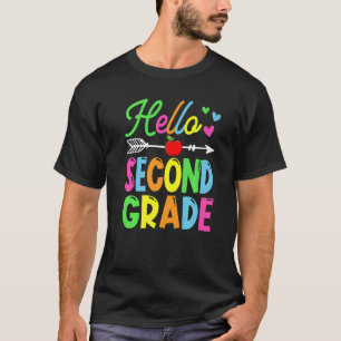 Camiseta Buenos días Segundo Grado De Vuelta A La Escuela P