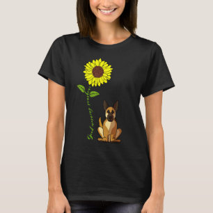 Camiseta Buenos Días Sol Amor Mi Perro Pastor Alemán