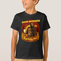 Buenos Días Sol Bigfoot Café Humor Arte