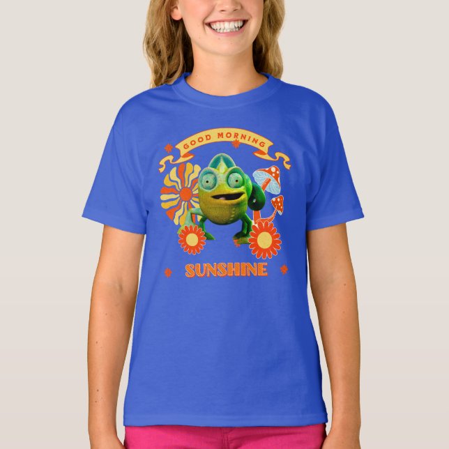Camiseta Buenos Días Sol Funny Camaleón (Anverso)
