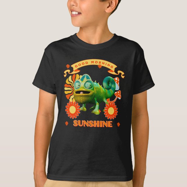 Camiseta Buenos días Sunshine Funny Chameleon (Anverso)