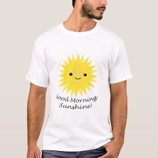 Camiseta Buenos días Sunshine Kawaii Sun (Anverso)