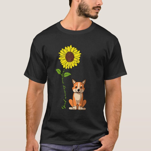Camiseta Buenos días Sunshine Love My French Bulldog Dog (Anverso)
