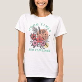 Camiseta Buenos momentos y bronceado