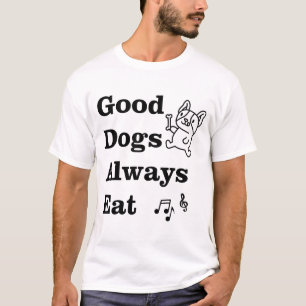 Camiseta Buenos Perros Siempre Comen Teoría Musical GDAE