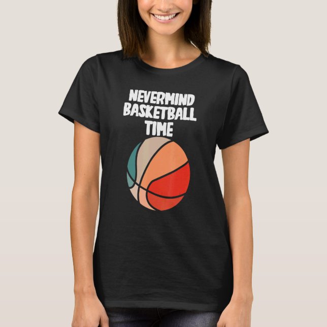 Camiseta Buenos tiempos de básquetbol (Anverso)