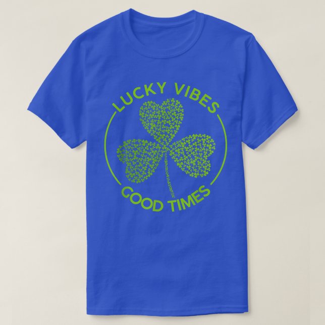 Camiseta Buenos tiempos, Día de San Patricio (Diseño del anverso)