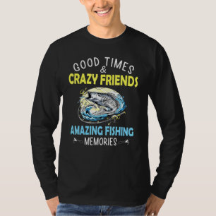 Camiseta Buenos tiempos locos amigos asombrosos Recuerdos d