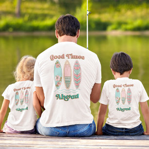 Camiseta Buenos tiempos para las vacaciones familiares en S