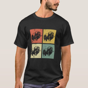 Camiseta Buey Almizclero Retro - Buey Almizclero