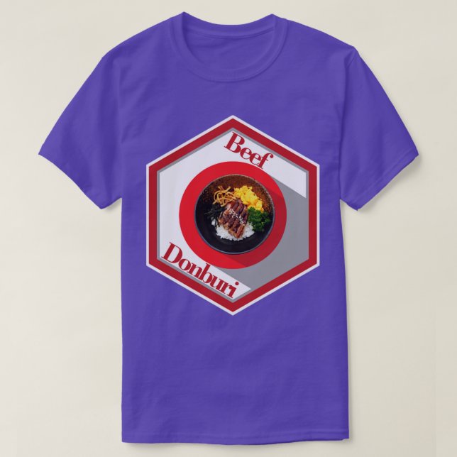 Camiseta buey donburi (Diseño del anverso)