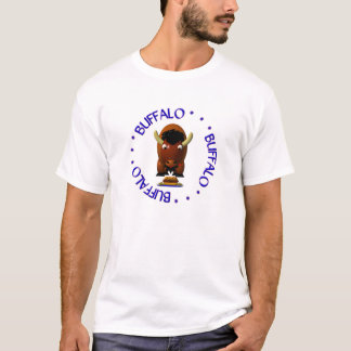 Camiseta Búfalo Adorable con Carne sobre Weck y Alas de Búf