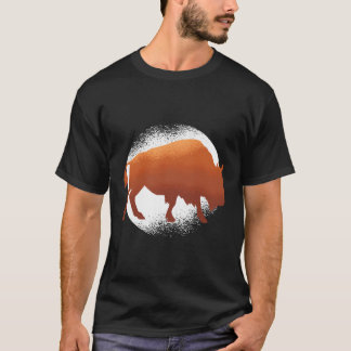 Camiseta Búfalo American Bison Western Gift