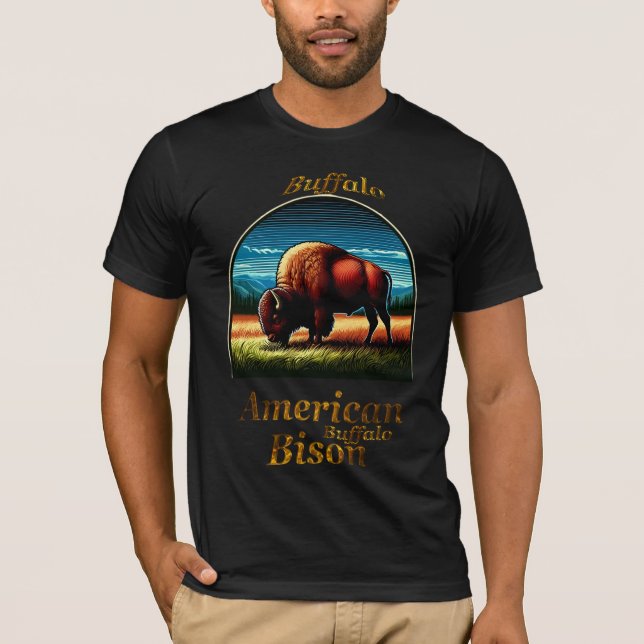 Camiseta Búfalo americano (Anverso)