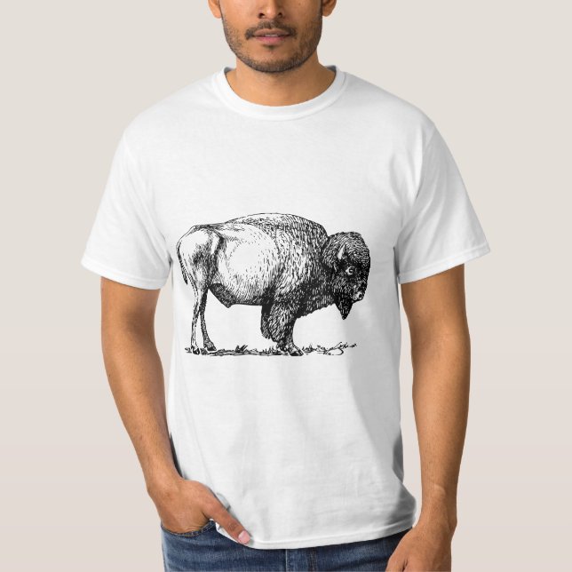 Camiseta Búfalo americano (Anverso)