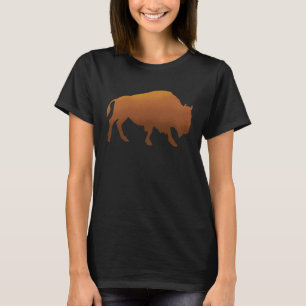 Camiseta Búfalo Americano para Hombres y Mujeres