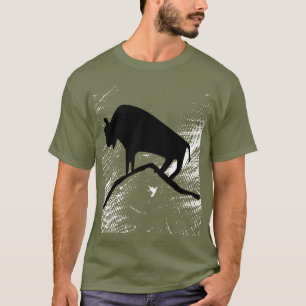 Camiseta Búfalo animal de la cueva antigua