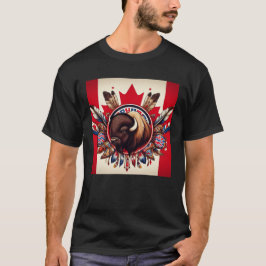 Camiseta Búfalo canadiense de Prairie