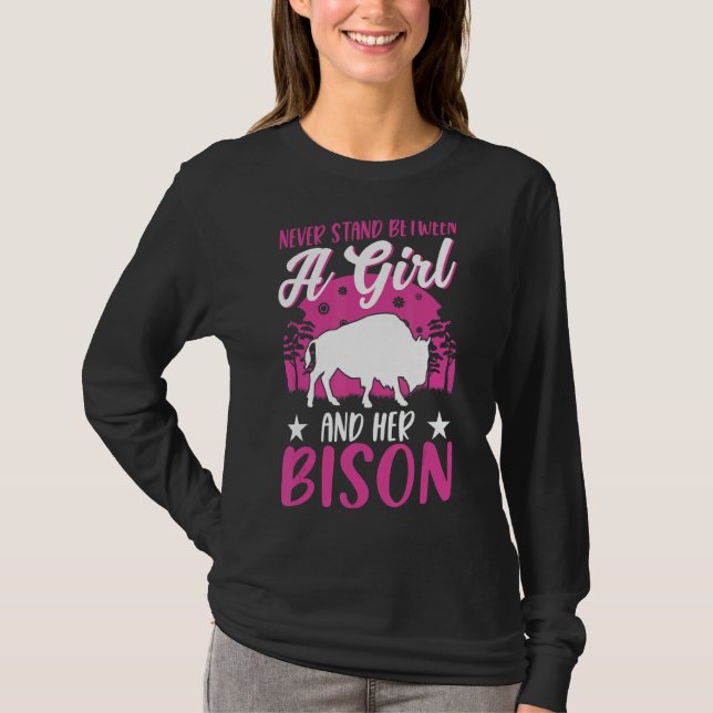 Camiseta Búfalo Chica Bison Water Buffalo (Anverso)