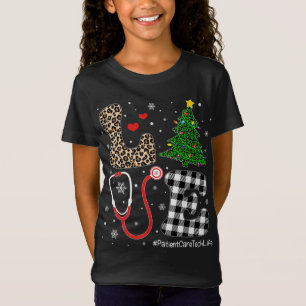 Camiseta Búfalo de árbol de navidad Tocado Amor Tecnológico