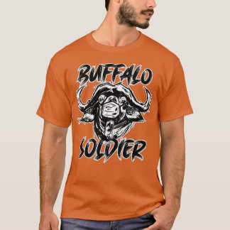Camiseta Búfalo de búfalo de soldado de búfalo