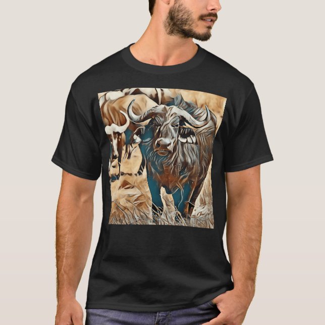 Camiseta Búfalo de Cabo (Anverso)