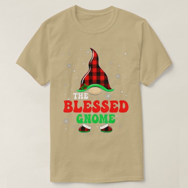 Camiseta Búfalo De Familia Que Coincide Con El Bendito Gnom (Diseño del anverso)