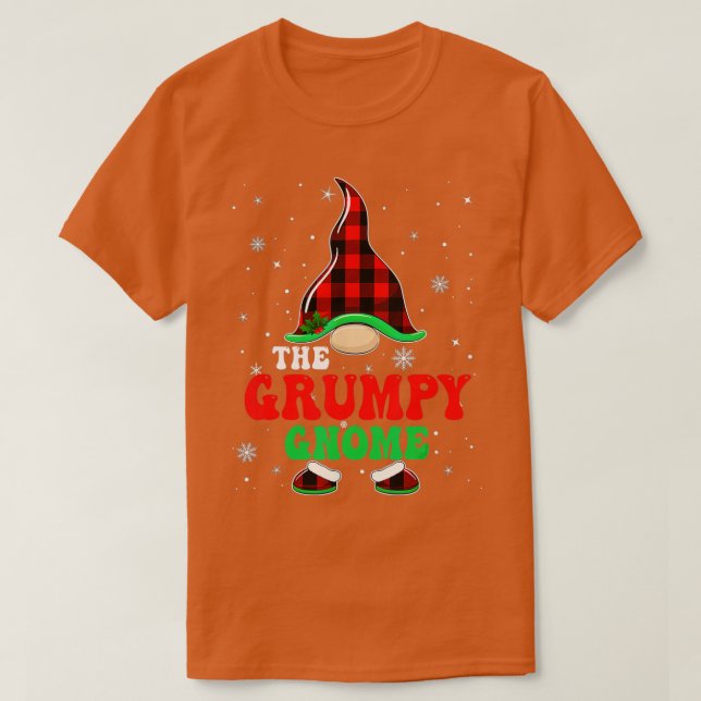 Camiseta Búfalo De Familia Que Coincide Con El Grumpy Gnome (Diseño del anverso)