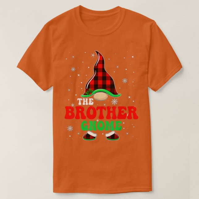 Camiseta Búfalo De Familia Que Coincide Con El Hermano Gnom (Diseño del anverso)