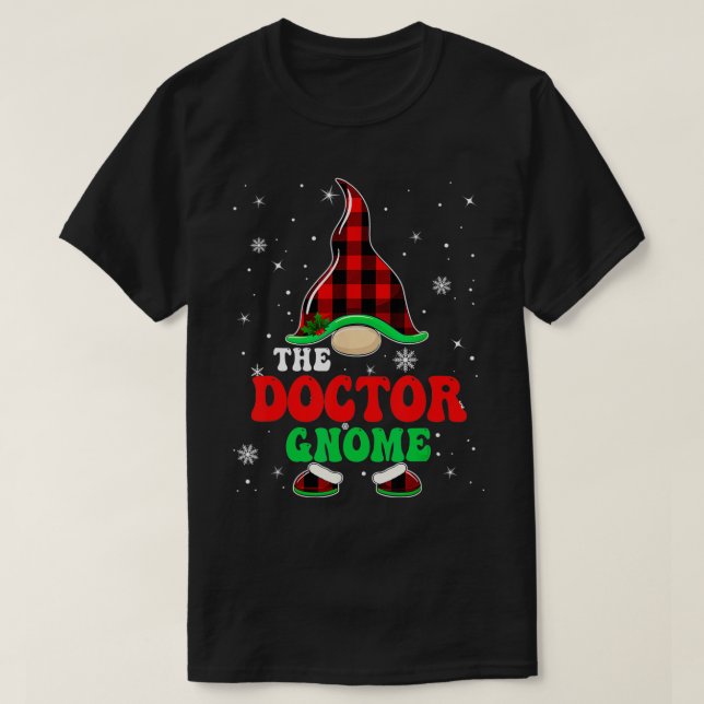 Camiseta Búfalo De Familia Que Coincide Con El Médica Gnome (Diseño del anverso)