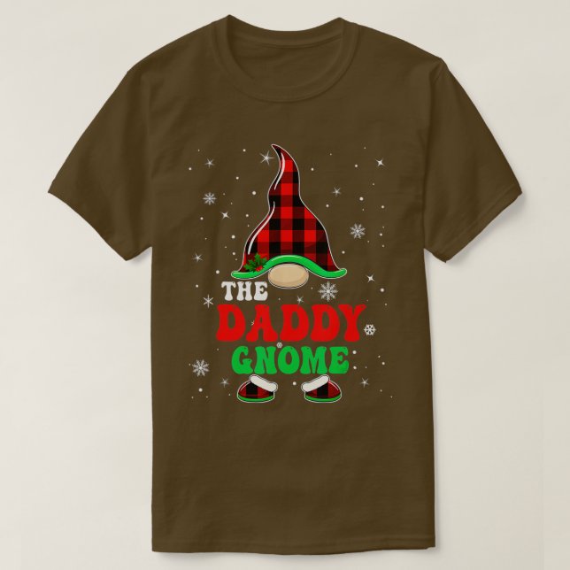 Camiseta Búfalo De Familia Que Coincide Con El Papi Gnome C (Diseño del anverso)