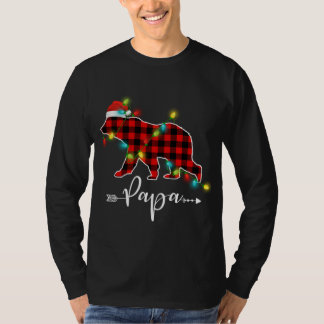 Camiseta Búfalo de la familia Pajama con oso rojo