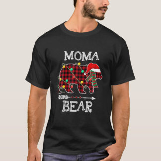 Camiseta Búfalo de la familia Pajama de Moma rojo con oso c