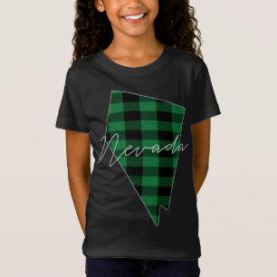Camiseta Búfalo de navidad Nevada colocado en posición únic