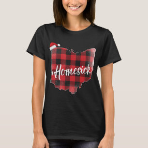 Camiseta Búfalo de Ohio colocado Navidades de la casa Santa