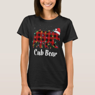 Camiseta Búfalo de oso de cuero rojo de la familia coincide