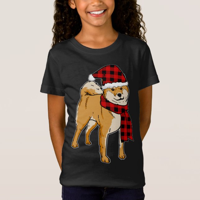Camiseta Búfalo de Shiba Inu sepultó a Navidades de amantes (Anverso)