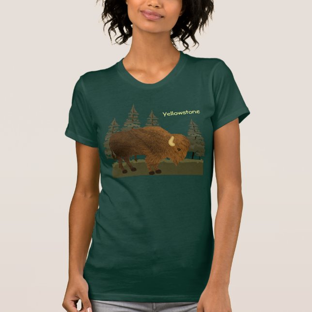 Camiseta Búfalo de Yellowstone (Anverso)