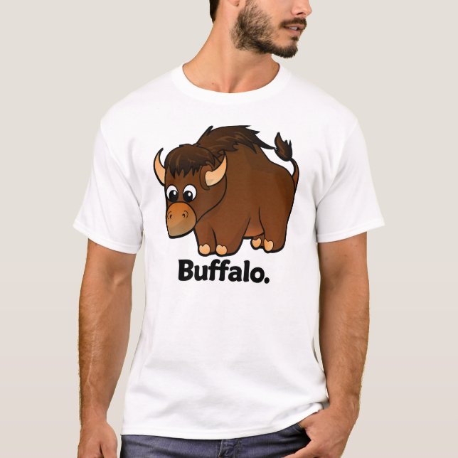 Camiseta Búfalo del búfalo (Anverso)