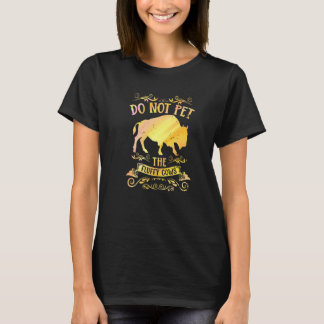Camiseta Búfalo Divertido Bisonte No Acaricie Las Vacas Esp
