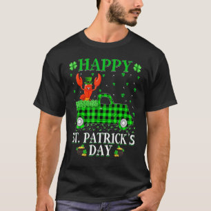 Camiseta Bufalo Divertido Plaid Camión Verde Langosta Pesca