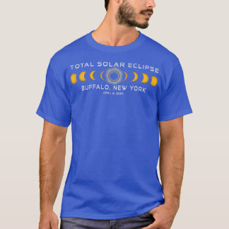 Camiseta Búfalo Eclipse solar de Nueva York 2024 Abril 8