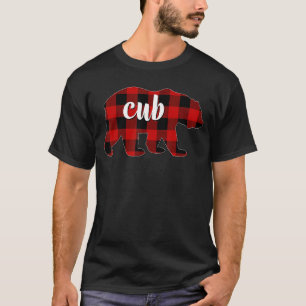 Camiseta Búfalo familiar de oso de cuero rojo con capucha