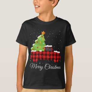 Camiseta Búfalo Jugó Feliz Camión Rojo De Navidad Con Chris